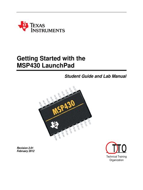 Getting started with the msp430 launchpad student guide. - Solution manual fluid mechanics merle c potter.