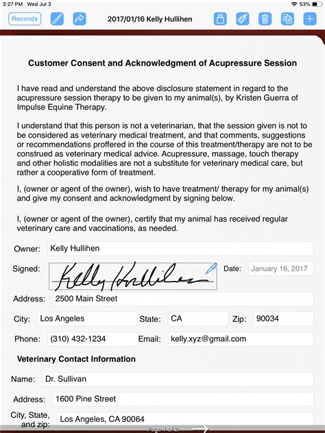 Getting the Customer Consent with an Esignature on a Mobile Device