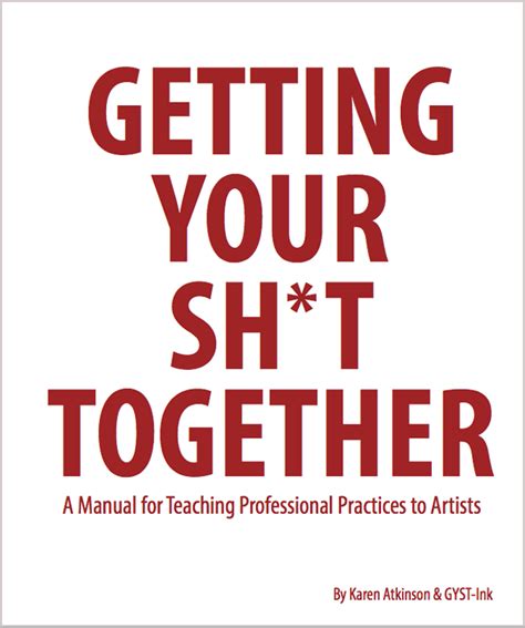 Getting your sh t together a manual for teaching professional practices to artists by karen atkinson and gyst. - Atwood 8520 iii dclp furnace parts manual.
