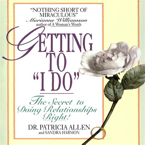 Read Getting To I Do By Patricia Allen