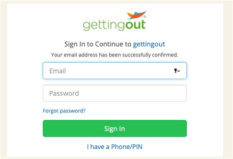 Gettingout comlogin. Using your phone on the GettingOut apps. To remotely visit an inmate in Clarion County follow these steps: 1. Start by confirming that Clarion County Corrections's Video Visitation is working correctly by looking up Clarion County here. 2. The next step is to create an account here for GettingOut. 3. Then add funds to your account. 4. 