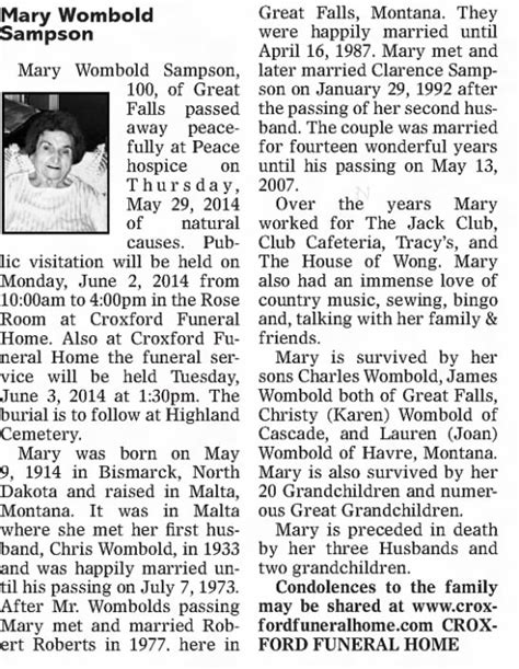 Margaret Froyd Obituary. A graveside service is 2 p.m. Sat