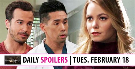 GH Spoilers Two-Week Breakdown: Love, Marriage, And Fear. GH spoilers for October 2 – 23, 2023, promise the drama heats up over the next two weeks. By Hope Campbell 2 weeks ago. GH spoilers two-week breakdown reveals two weeks of love, romance, mystery, and fury in Port Charles. You will not want to miss a moment of the action!. 