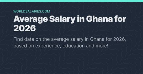 Ghana average salary usd.  Workers in Executive Management and Change received t...