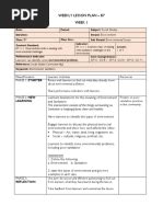 Ghana lesson plans.  It includes sections for date, subject, content standards, perform...