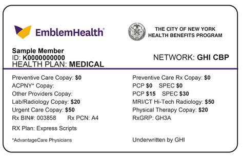 Health Insurance Plan of Greater New York (HIP) (continued) Commercial: Millennium Network (continued) EmblemHealth Gold Premier-M (Small Group) PCP and referrals needed. Deductibles: $350/$700 Rx deductible $0. Copay: $40^/ $60^/$600 (3 free PCP visits) MOOP: Up to $5,300/$10,600.
