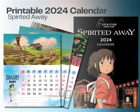 Ghibli Calendar 2024
