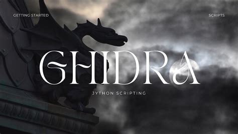 Ghidra python scripts.  Aug 30, 2025 · Jython, being a Python implementation runnin...