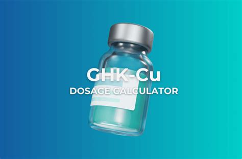 Ghk-cu Dosage Chart
