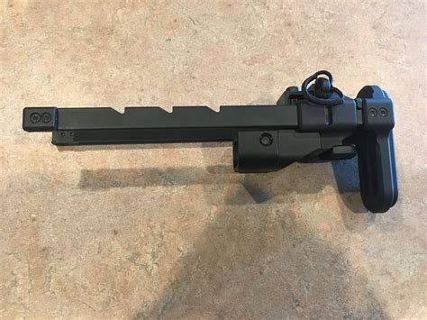 Ghm9 telescoping stock. B&T GHM9 Brace Adapter Features. B&T GHM9 Brace Adapter. Weight 1 lb 4.2 oz. Works with B&T GHM9 Pistol Variants. This is a great pistol brace option for the B&T Series of GHM9 Pistols. The 3+1-position length, adjustable telescopic stock offers very compact dimensions. The stock can be extracted extremely fast and without pressing any levers. 