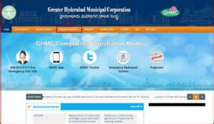 Ghmc complaints app. ghmc. gov.  GHMC All Rights Reserved Disclaimer Designed...