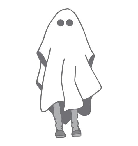 Ghost Costume Drawing