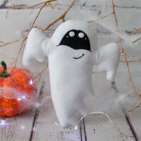 Ghost PDF pattern Set of three felt patterns Halloween Etsy