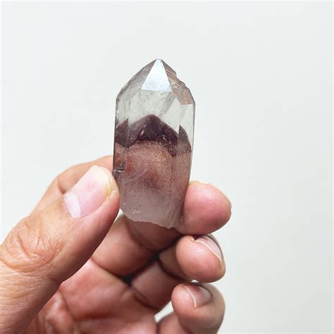 Ghost Red Phantom Quartz Crystal Gemstone Mineral Specimen …