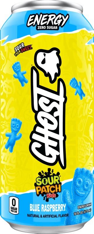 Ghost Sour Patch Blue Raspberry 16oz/12ct – Premier Brands USA