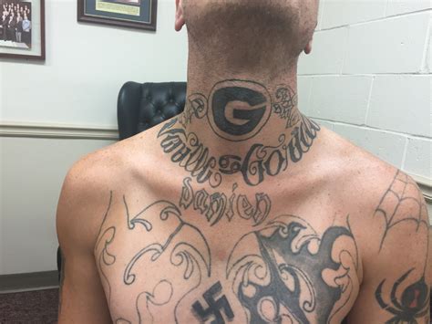 Information is also provided on the tattoos of the following Hispanic gangs: The Mexican Mafia and The Nuestra Familia. Tattoos of the following White gangs are described as well: The Aryan Brotherhood and the Nazi Low Riders. Some general techniques used by gang members to disguise the meanings of their tattoos are also briefly described.. 