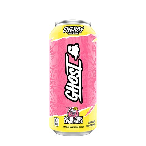 Ghost sour pink lemonade. GHOST Energy Drink - Zero Sugar - Sour Pink Lemonade (12 Drinks, 16 Fl Oz. Each). Sale. GHOST ... 