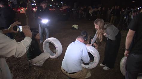 Ghost tires placed to honor 4 Pepperdine students killed in crash on PCH in Malibu