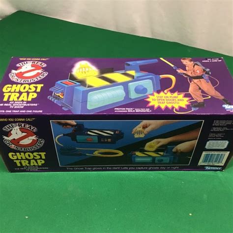 Ghostbusters trap box.  Made of durable plastic material, this original Kenner product come...