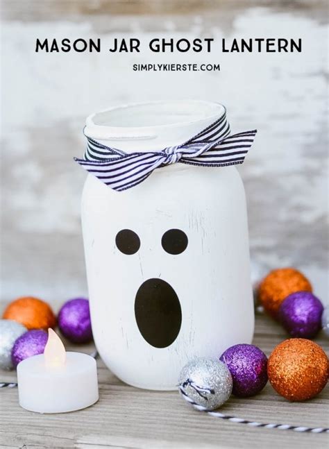 Ghosts In Mason Jars - Mason Jar Crafts Love