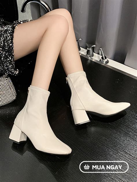 Giày boots nữ cổ ngắn chính hãng, giá tốt Tháng 4, 2024 Tiki