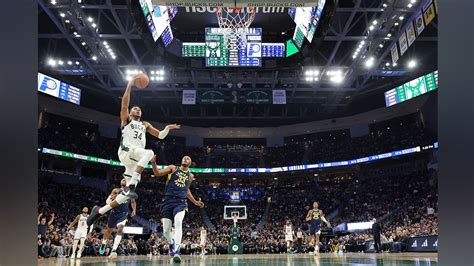 Giannis Antetokounmpo drops career-high 64 points as post-game scuffle mars Milwaukee Bucks victory over the Indiana Pacers