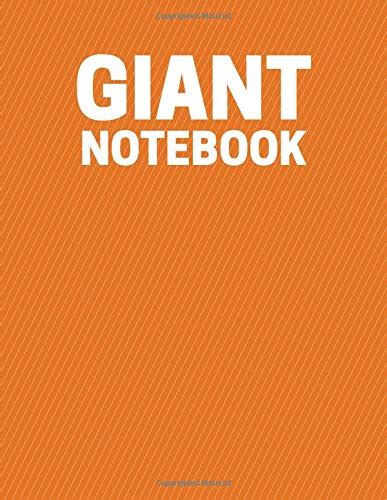 Giant Notebook: 600 Ruled Pages, Extra Large Notebook (8.5 x 11 …