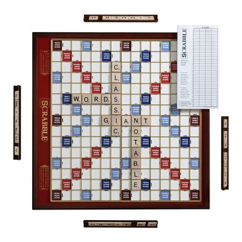 Giant Scrabble Deluxe with Rotating Board 15 …