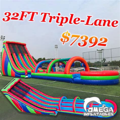 Giant Water Slides Omega Inflatables Factory