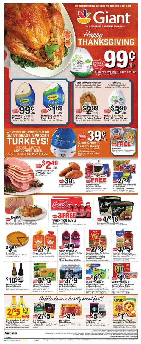 Giant ad. Welcome to the official website of Giant Food Mart! See our weekly ad, browse delicious recipes, or check out our many programs. 