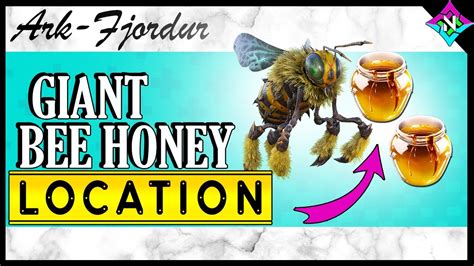 Giant bee honey fjordur. I would recommend wearing a grass suit so the bees won’t attack you while your stealing their honey, another good option is to ride a fire bear while stealing honey because they are also immune to bee stings (they are mostly found in grass biomes in the side of mountains) (or anywhere on the first level of aberration) hope this helps, have a nice day😊 