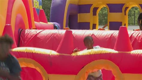 Giant bounce park outside Galleria celebrates big opening weekend