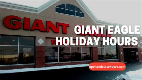Giant eagle holiday hours 2023. 149 West Bridge Street, Homestead. Open: 10:00 am - 9:00 pm 1.17mi. This page will provide you with all the information you need on Giant Eagle Greenfield, Pittsburgh, PA, including the hours, local route, telephone number and other important info. 