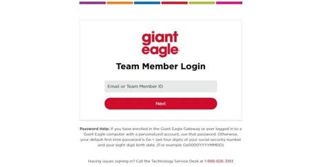Giant eagle my hr connection login. Beginning on Saturday, June 3, the link to this STEP PMDM website changed. Below is the new link: There is no change to the log-in process, credentials, etc., but associates who have passwords saved in the site will need to log in again. 
