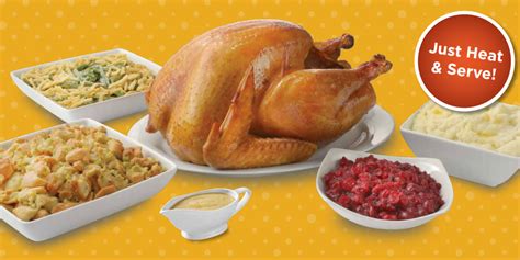 Giant eagle turkey dinner. The holiday season is a time of joy and celebration, but it can also be filled with stress and endless to-do lists. One of the biggest tasks during this time is preparing a delicio... 