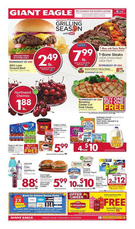 Giant eagle weekly ad columbus ohio. Giant Eagle Weekly Ad May 2 - 8, 2024. Now viewing: Giant Eagle Weekly Ad for This Week (4/25/24 - 5/1/24) Coming Soon: Giant Eagle Ad for Next Week (5/9/24 - 5/15/24) Early Preview. Explore the weekly ads and other sales flyers including the Big Y Flyer, Giant Weekly Ad, Stop and Shop Circular, Shaws Weekly Flyer, and 99 Ranch … 
