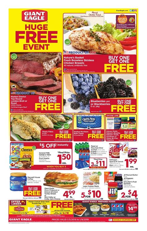 Giant eagle weekly ad pittsburgh. At the present, Giant Eagle owns 19 stores in Pittsburgh, Pennsylvania. Another Giant Eagle store can be found close by: Parkway Center Mall, Pittsburgh, PA (2.60 miles away) Bridgeville, PA (2.91 miles away) Crafton, Pittsburgh, PA (3.32 miles away) Visit the following link for a complete listing of Giant Eagle locations near Pittsburgh. 