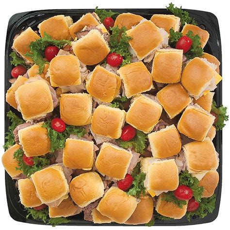 Giant food party trays. available. Details. Elevate your next gathering with our flavor-packed Deli Catering party pack tray, designed to serve up to 20 guests. Bursting with a variety of delectable options, it's the perfect solution for a hassle-free and delicious feast that'll leave your guests craving for more. 