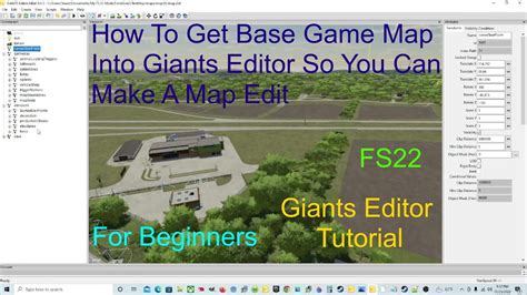 Giants Editor Tutorial FS22 Step 1 Of Making A Map Edit Of Elm Creek