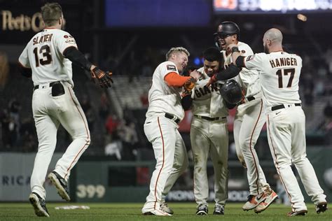 Giants rally past Guardians 5-4 in 10 innings to keep pace in NL wild-card chase