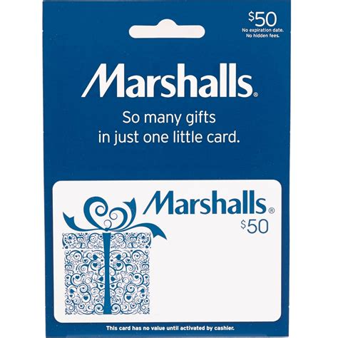 Gift Card Marshalls