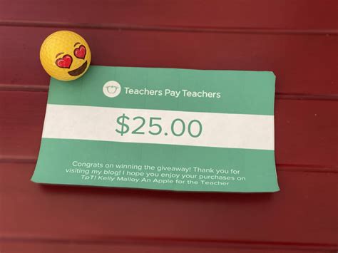 Gift Card Teachers Pay Teachers