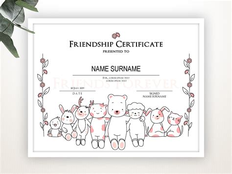 Gift Certificate Ideas For Friends