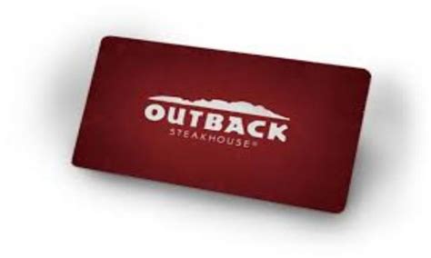 Gift Certificate Outback