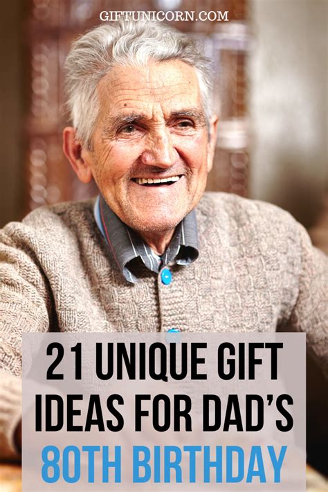 Gift Ideas For 80th Birthday Dad