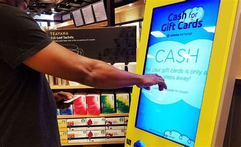 Gift card selling kiosk near me. Inside a Randalls grocery store, you might see an unfamiliar yellow kiosk near the cash registers. ... Bill Allaz walked in with a $50 gift card to Best Buy. He accepted the offer of $32.50 from ... 