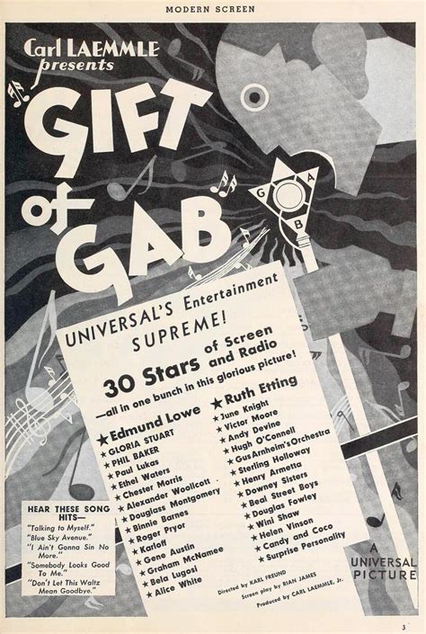 Gift of Gab Universal Studios Wiki Fandom