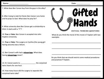 Gifted hands study guide answer all questions before the. - Are 2006 vw beetle owners manual free.