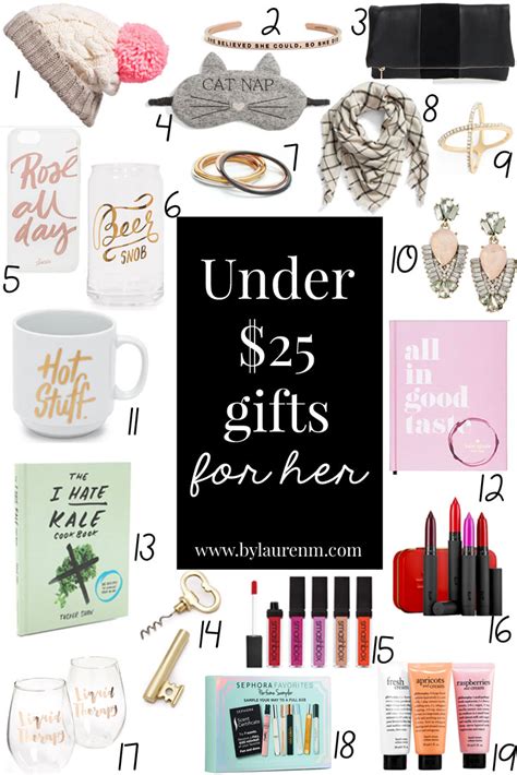 Gifts Under 25 For Her