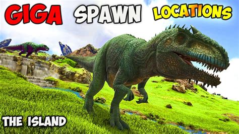 Giga ark spawn. Dec 22, 2021 ... Location guide showing all the Giganotosaurus spawn locations on Lost Island in Ark Survival Evolved. 